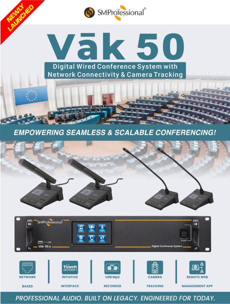 Studiomaster Professional Vak 50 Network-based Digital Wired Conferencing System